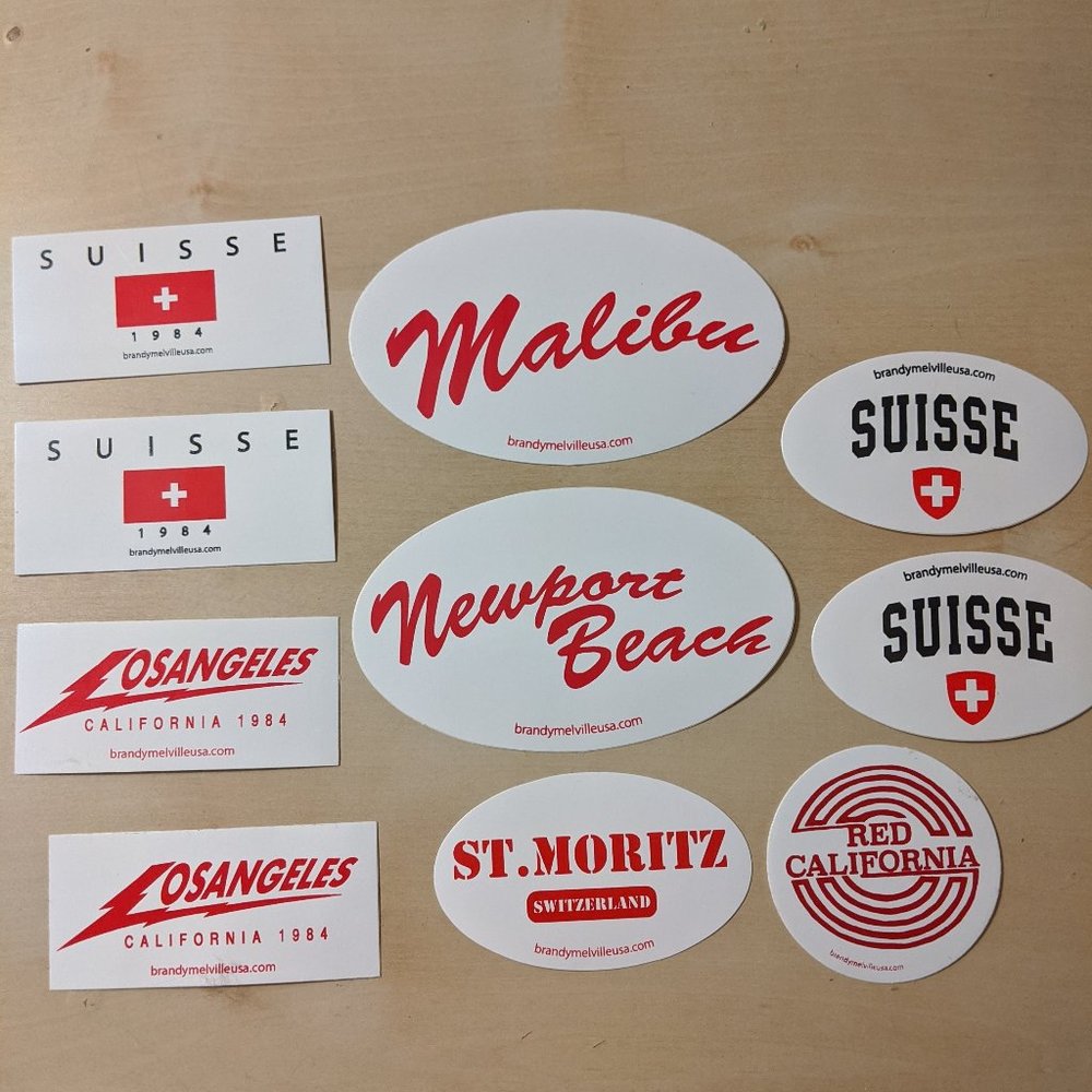 Brandy Melville Red Stickers!
